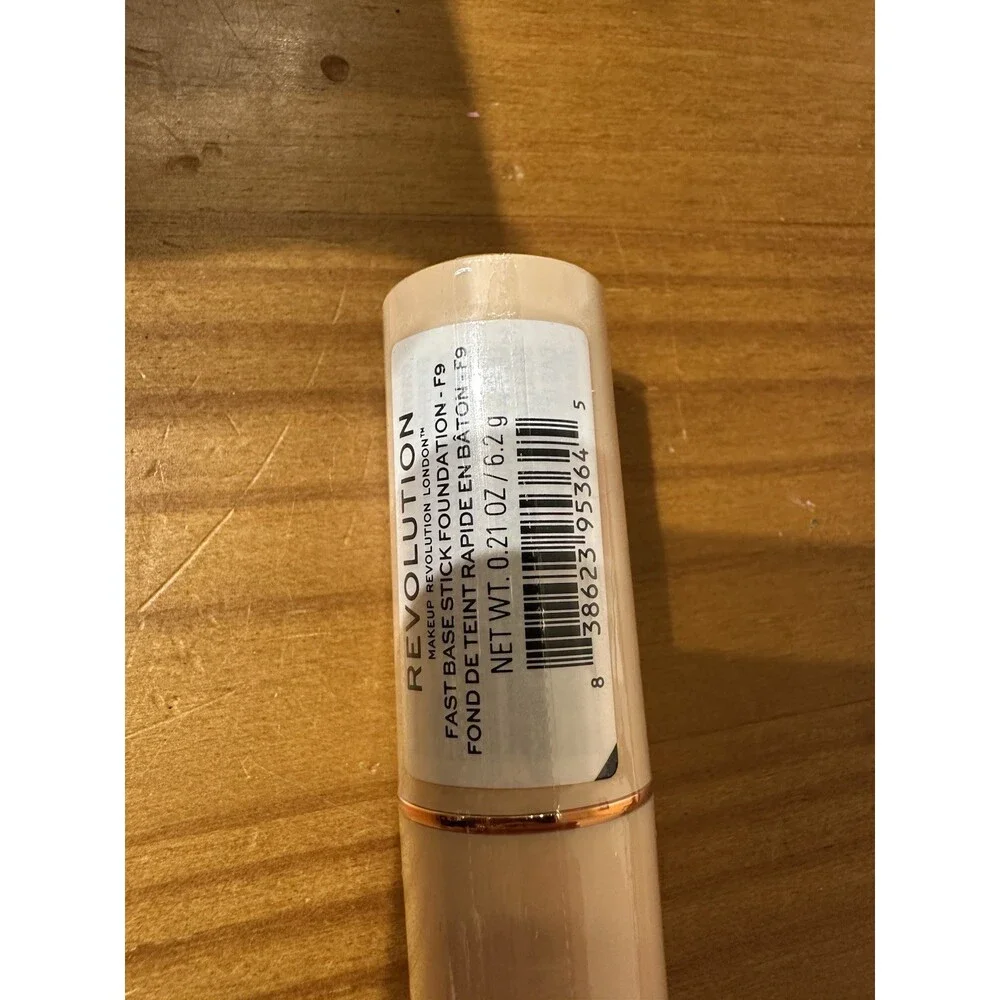 Makeup Revolution Fast Base Stick Foundation F9 3Pc Lot New